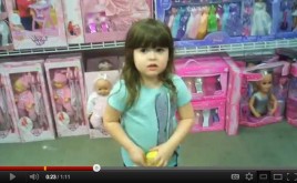 Little girl goes on rant about pink toys