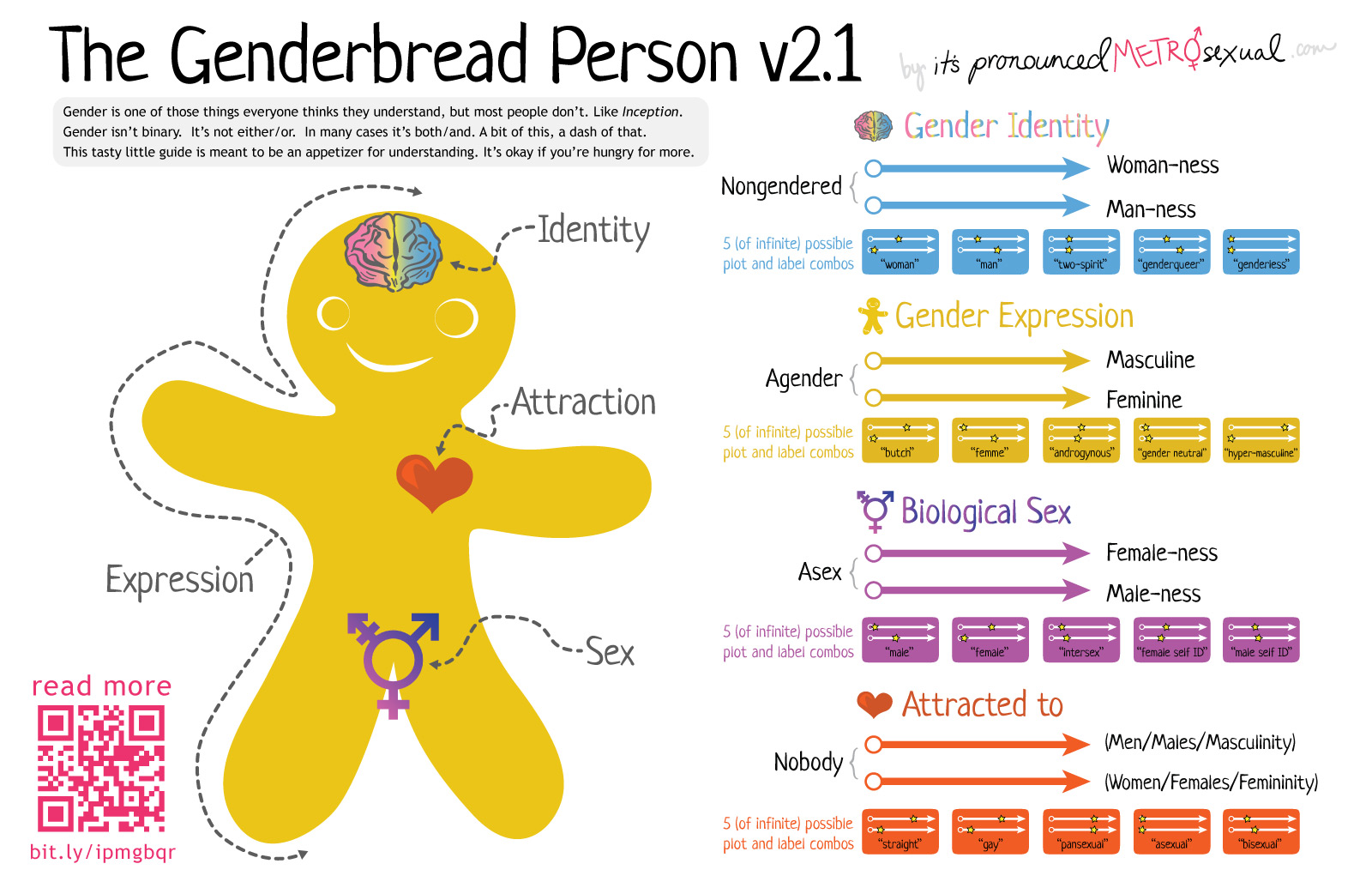 The Genderbread Person It S Pronounced Metrosexual Li Linguas